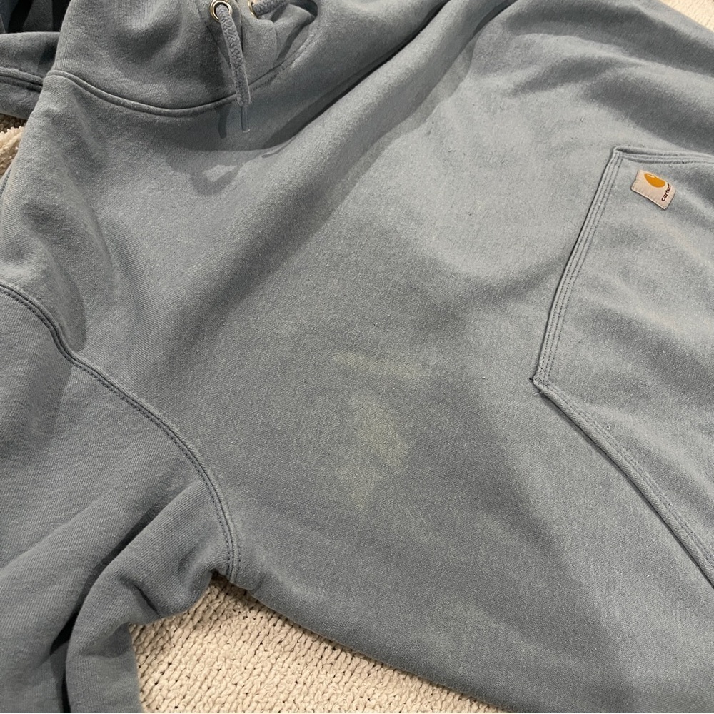 Carhartt sweatshirt blue thundercloud size large - Picture 12 of 12